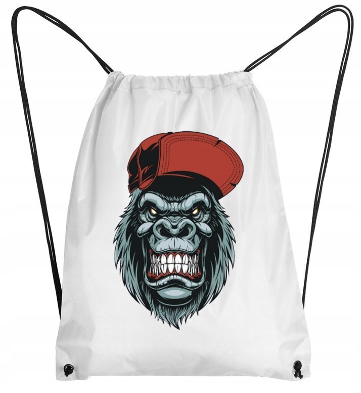 3234 PLECAK WOREK MAŁPA GORYL GORILLA BASEBALL