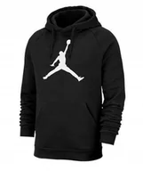 Bluzy męskie - Nike Air Jordan bluza męska czarna z kapturem DA6801-010 r. S - miniaturka - grafika 1