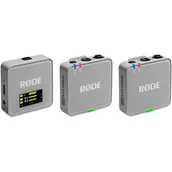 Mikrofony komputerowe - System bezprzewodowy RODE Wireless Go III Szary WIGOGEN3STO - miniaturka - grafika 1