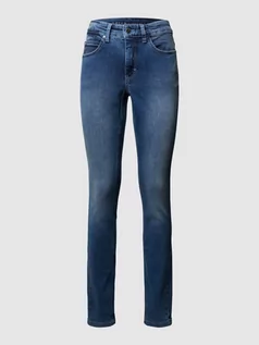 Spodnie damskie - Jeansy w dekatyzowanym stylu o kroju skinny fit model ‘DREAM SKINNY’ - grafika 1