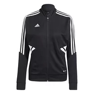Kurtki damskie - adidas Damska kurtka Con22 Tk JKT W, czarna/biała, XS, czarno-biały, XS - miniaturka - grafika 1