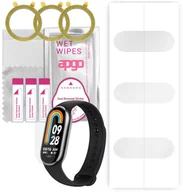 Akcesoria do smartwatchy - 3x Folia hydrożelowa do Xiaomi Mi Band 8 - apgo Smartwatch Hydrogel Protection Ochrona na ekran smartwatcha - miniaturka - grafika 1