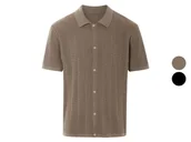 Koszule męskie - LIVERGY® Koszula dzianinowa męska z bawełny - miniaturka - grafika 1