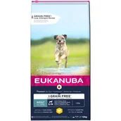 Sucha karma dla psów - Eukanuba Grain Free Adult Small / Medium Breed, kurczak - 12 kg - miniaturka - grafika 1