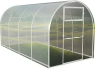 Szklarnie ogrodowe - Szklarnia z poliwęglanu Tunel ogrodowy 2x6 m profile 20x20 poliwęglan 3mm - miniaturka - grafika 1