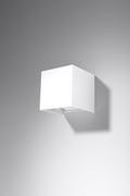 Lampy ogrodowe - Sollux Kinkiet LUCA Biały LED IP54 SL.0544 Sollux SL.0544 - miniaturka - grafika 1