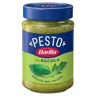 Barilla Sos pesto z bazylią pietruszką i rukolą 190 g - Majonezy i dressingi - miniaturka - grafika 1