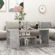 Ławy i stoliki kawowe - VidaXL Lumarko Stolik kawowy, szarość betonu, 100x50x40 cm, płyta wiórowa 806925 VidaXL - miniaturka - grafika 1