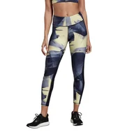 Spodnie sportowe damskie - Legginsy damskie Reebok  Tight AOP Purple XS - miniaturka - grafika 1