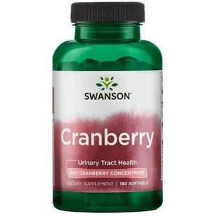 Swanson, Usa Żurawina - suplement diety 180 kaps. - Witaminy i minerały - miniaturka - grafika 1