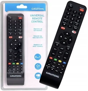 Grundig Import Pilot uniwersalny CZARNY 8w1 - Piloty - miniaturka - grafika 1