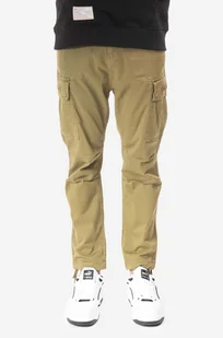Alpha Industries spodnie Squad Pants męskie kolor zielony w fasonie cargo 188202.11-ZIELONY - Spodnie męskie - miniaturka - grafika 1