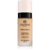 Podkłady do twarzy - Collistar, Impeccabile Long Wear, Podkład do twarzy SPF 15 3R Natural Rose, 30 ml - miniaturka - grafika 1