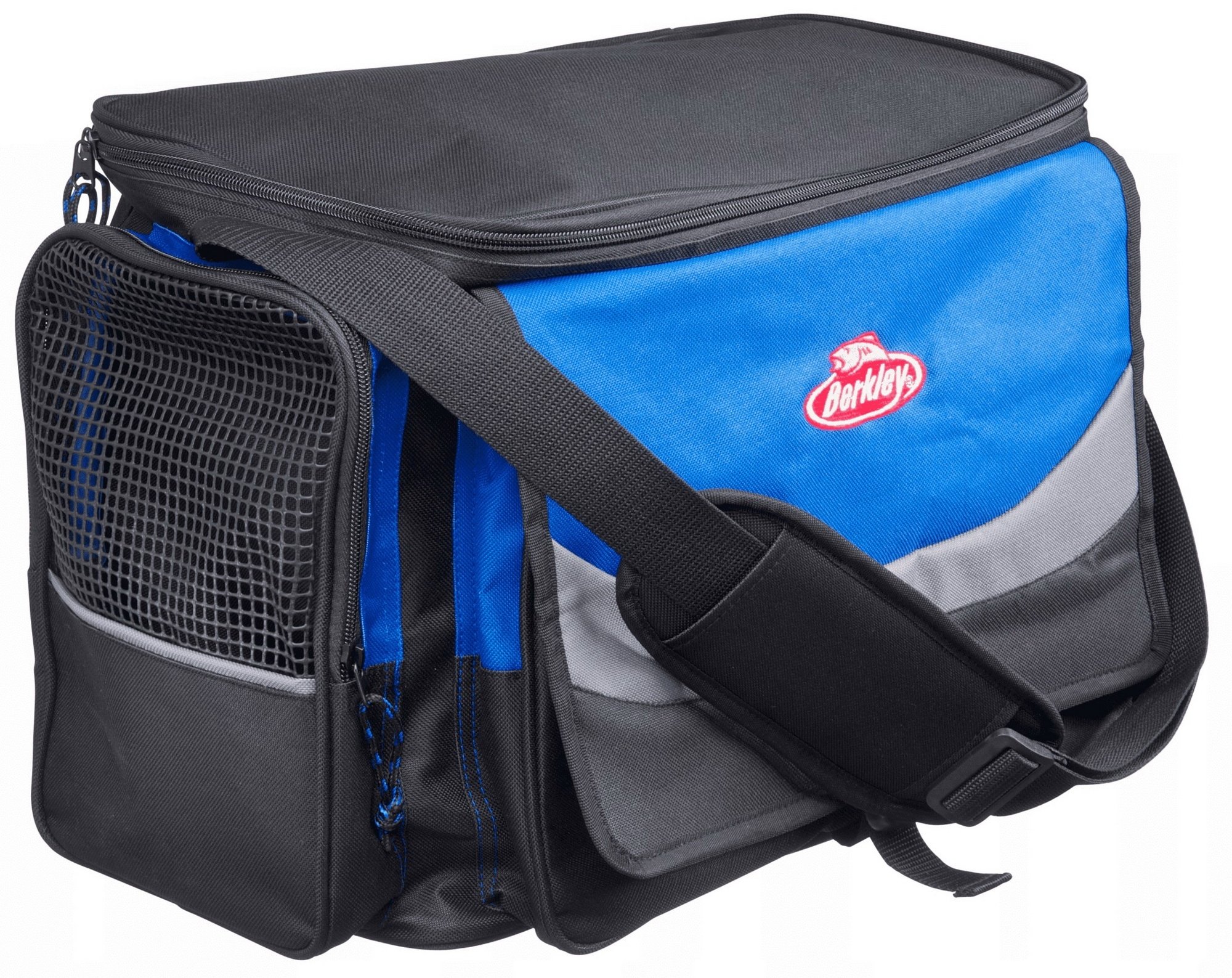 Berkley kolumny Grey Black + 4 kieszenie z zamkiem pudełka na przynętę system Bag XL Blue (648-1345046)