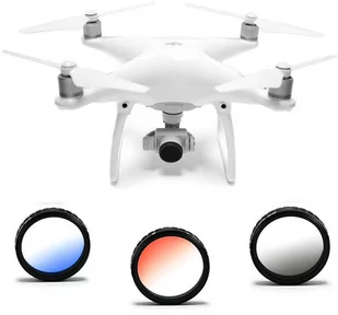 Zestaw 3 filtrów gradientowych do DJI Phantom 4 i Phantom 3 PRO / ADV - Akcesoria do drona - miniaturka - grafika 1