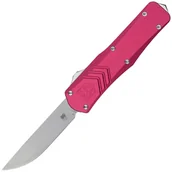 Noże - Nóż sprężynowy CobraTec Medium FS-X Gen.2 Drop-Point - Red - miniaturka - grafika 1