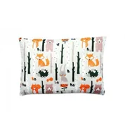 Pościel dla dzieci - Poszewka Bawełniana na poduszkę Las Pamarańczowy - miniaturka - grafika 1