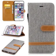 Etui i futerały do telefonów - Etui na telefon Apple iPhone 6 / 6s Jeans Cover Etui ochronne na telefon komórkowy Szary - miniaturka - grafika 1