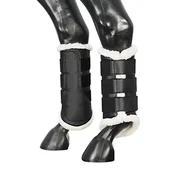 Akcesoria jeździeckie - PFIFF 102036 Elda, zamknięte ochraniacze robocze z podszewką, białe, L - miniaturka - grafika 1