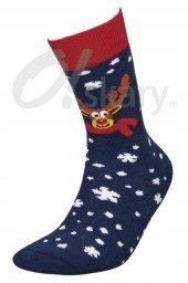 Zimowe skarpetki frotte deodorant 36-38