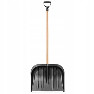 Łopata do śniegu 132 cm, czarna - Łopaty do śniegu - miniaturka - grafika 1