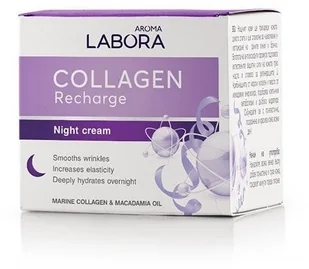 Labora Collagen Recharge Krem na noc wygładzająco-nawilżający z kolagenem 50ml - Kremy do twarzy - miniaturka - grafika 1