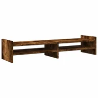 Akcesoria do monitorów - vidaXL Podstawa pod monitor dąb wędzony 100x27x20 cm materiał drewnopochodny - miniaturka - grafika 1
