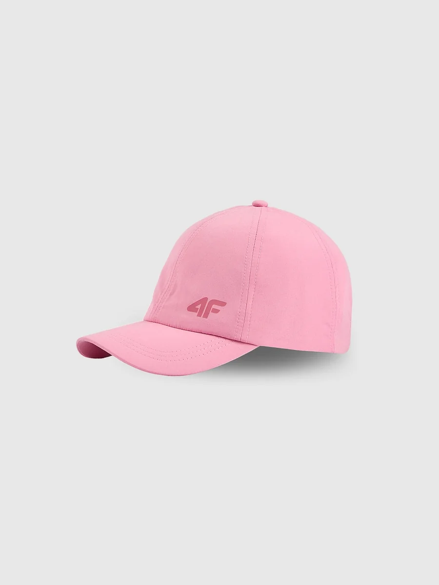 Czapka z daszkiem snapback dziecięca 4F 4FJRSS26ACABU597-56S Różowy U (55cm)