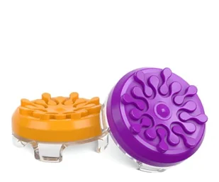 KontrolFreek Splash Orange Purple JoyCon kit - Akcesoria do Playstation - miniaturka - grafika 1