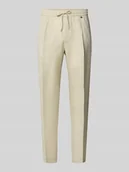 Spodnie męskie - Spodnie o kroju regular fit z mieszanki lnu i wiskozy model „NEIL” - miniaturka - grafika 1