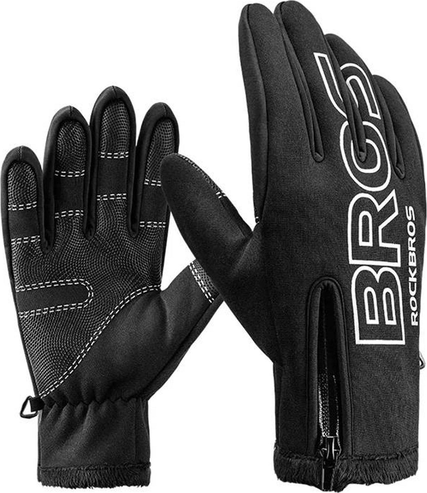 RockBros Rękawiczki rowerowe Rockbros S091-4BK czarne