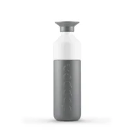 Butelki termiczne - Termo-butelka na wodę DOPPER Insulated 580 ml, szary - miniaturka - grafika 1