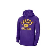 Bluzy sportowe męskie - Bluza sportowa męska Nike Nba Los Angeles Lakers - miniaturka - grafika 1