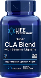 Kwas Linolowy Super CLA Blend with Sesame Lignans 120 kapsułek Life Extension - Witaminy i minerały - miniaturka - grafika 1