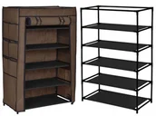 Szafki na buty - Szafka Na Buty Tekstylna Regał Stojak Półki Szafa Składana Materiałowa - miniaturka - grafika 1