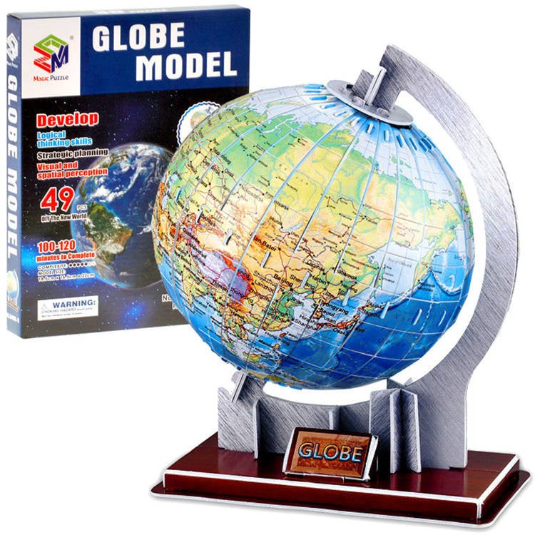 DLA DZIECI PUZZLE KULA ZIEMSKA GLOBUS