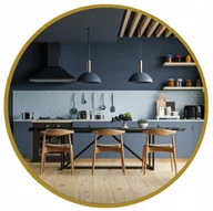 Lustra - Lustro Glamour 90 Cm Okrągłe Na Ścianę Do Łazienki - miniaturka - grafika 1