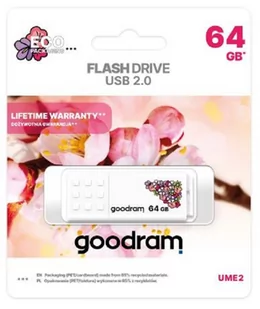 GOODRAM 64 MB USB 2.0 Biały z wzorem - Pendrive - miniaturka - grafika 3
