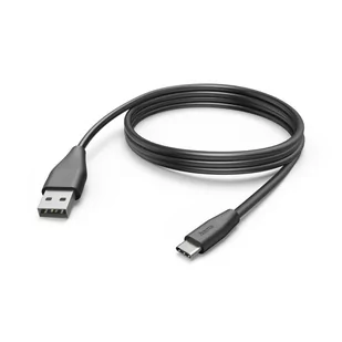 Kabel HAMA Ładujący/data USB-A - USB-C 3m Czarny - Kable - miniaturka - grafika 1