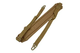 Pas nośny do repliki karabinu maszynowego GFC Tactical - tan - Amunicja i osprzęt ASG - miniaturka - grafika 1