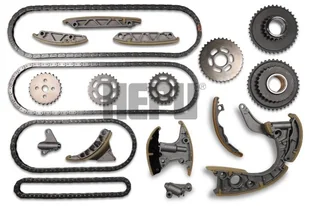 Zestaw łańcucha rozrządu Hepu 21-0302 - Mechanizmy rozrządu - miniaturka - grafika 1