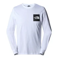 Koszulki sportowe męskie - Koszulka The North Face Fine 0A87NCFN41 - biała - miniaturka - grafika 1