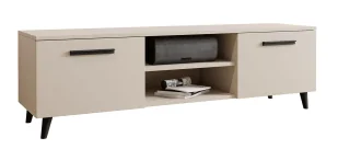 Nowoczesna szafka pod telewizor w kolorze kaszmir M5-N66 - Inne meble do salonu - miniaturka - grafika 1