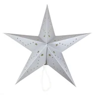 Oświetlenie świąteczne - Gwiazda papierowa 10 LED stałe światło ciepły biały 50 cm mix 4 kolory - miniaturka - grafika 1