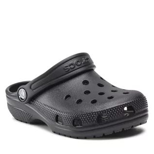 Klapki i japonki damskie - Crocs Klapki Classic Clog K 206991 Black - grafika 1