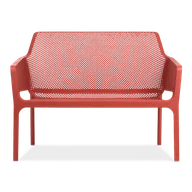 Pozostałe meble ogrodowe - Nardi Ławka ogrodowa Net koralowa 40338.75.000 - miniaturka - grafika 1