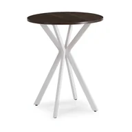 Stoły - Stół Okrągły Kuchenny Do Salonu Jadalni Kuchni Mały Rustykalny LAUREN Ø60 - miniaturka - grafika 1