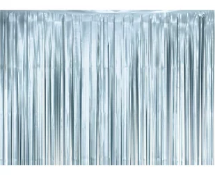 Kurtyna Matowa B&C Jasnoniebieska, 100X200 cm - Balony i akcesoria - miniaturka - grafika 1