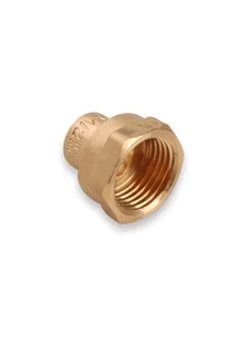 Mufa brąz 22 mm x 3/4" - Łączniki, trójniki, kształtki - miniaturka - grafika 1