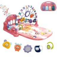 Maty piankowe - Mata edukacyjna dla niemowląt Pianino interaktywna sensoryczna3w1 rozwojowa - miniaturka - grafika 1